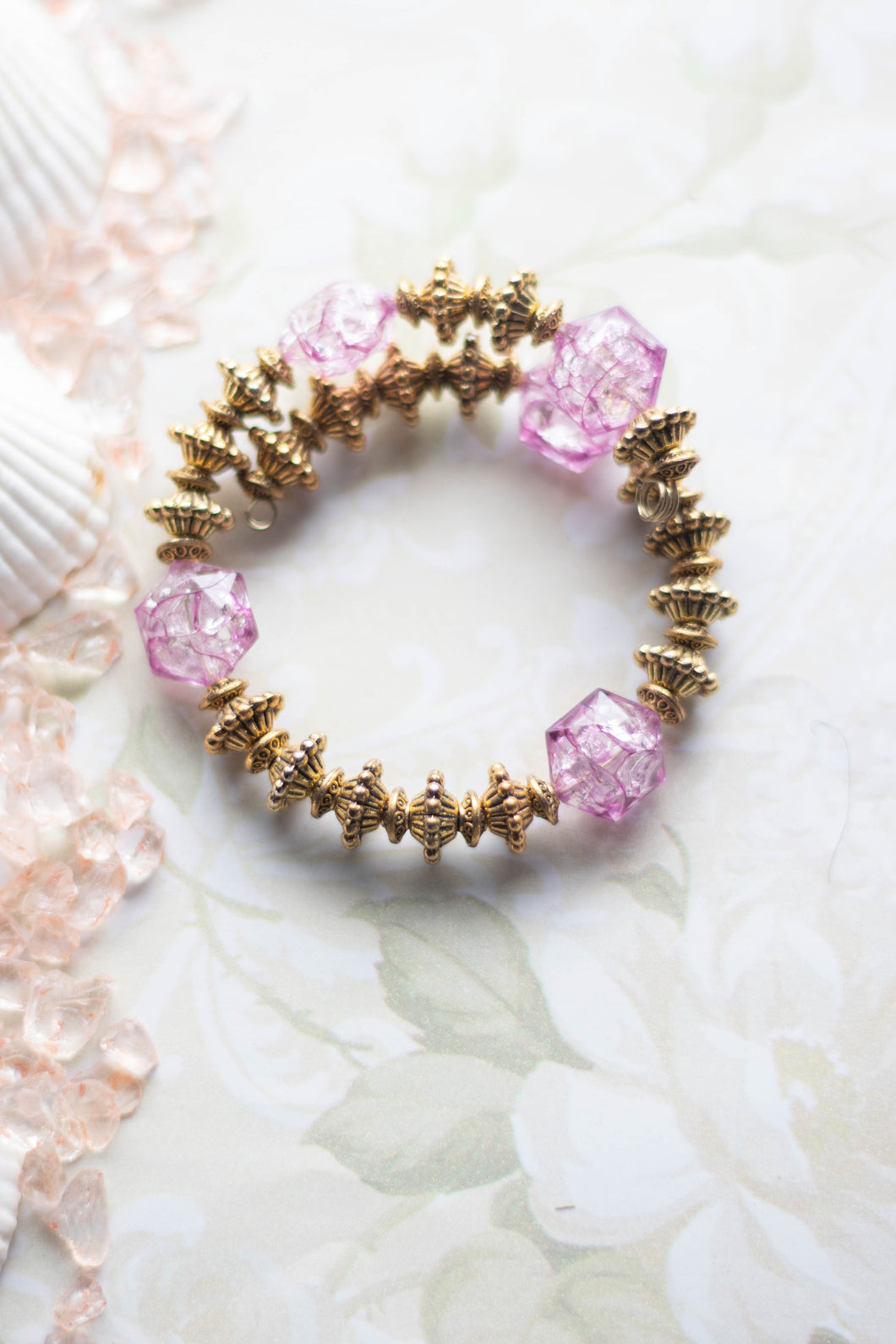 The Pink & Gold Bracelet