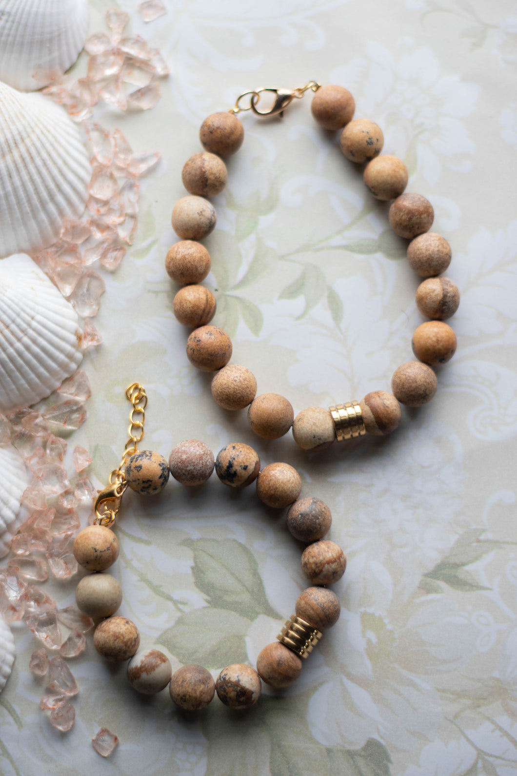 The Tan Bead Bracelets